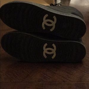Chanel sneakers black